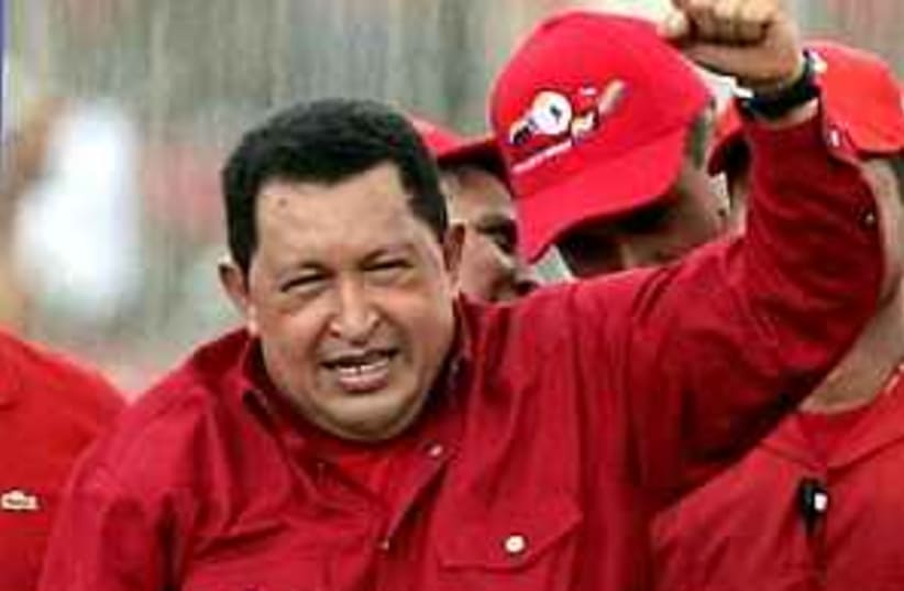 Chavez monkey wanker 298 (photo credit: AP)