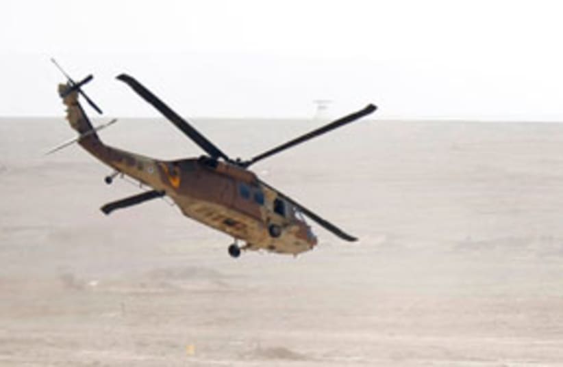 IDF helicopter 311 (photo credit: AP [illustrative])