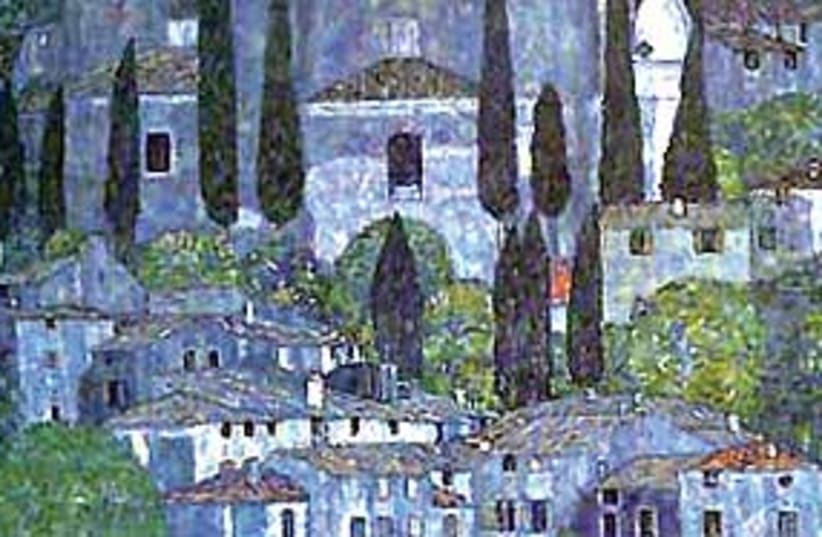 Gustav Klimt's Church in Cassone (photo credit: .)