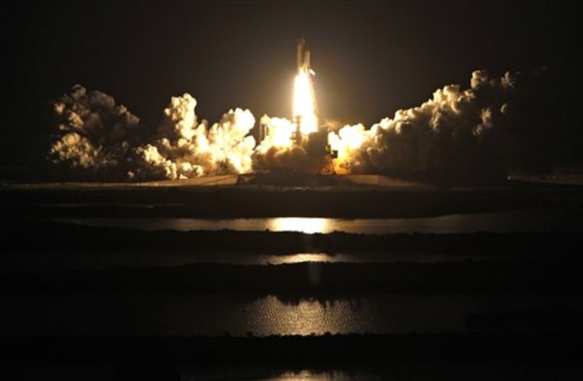 Space Shuttle Endeavor (photo credit: AP)
