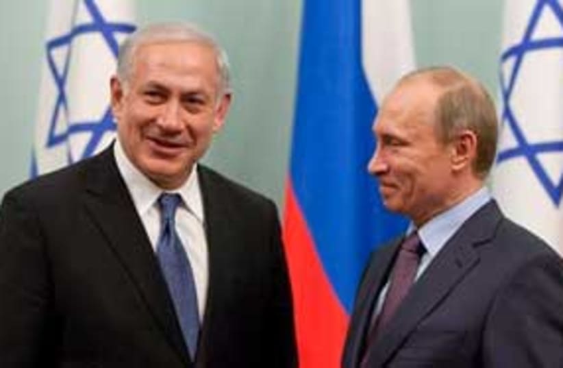 Putin Netanyahu 311 (photo credit: Associated Press)