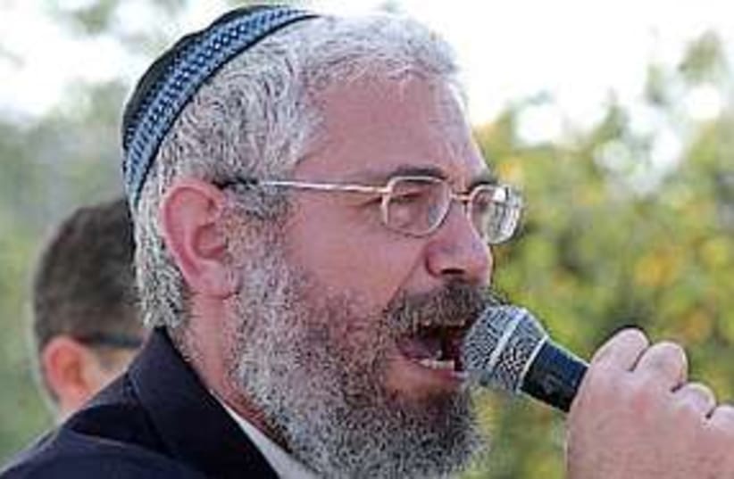 Rabbi Mordechai Elon 311 (photo credit: Ariel Jerozolimski )