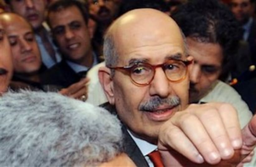ElBaradei Cairo 311 (photo credit: Associated Press)