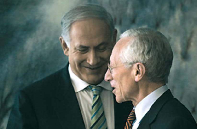 stanley fischer binyamin netanyahu bff 311 (photo credit: AP)