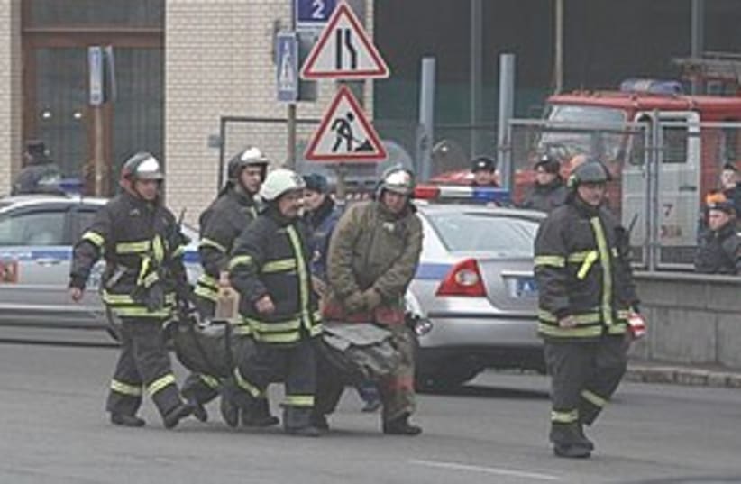 Moscow subway blasts 311 (photo credit: Associated Press)