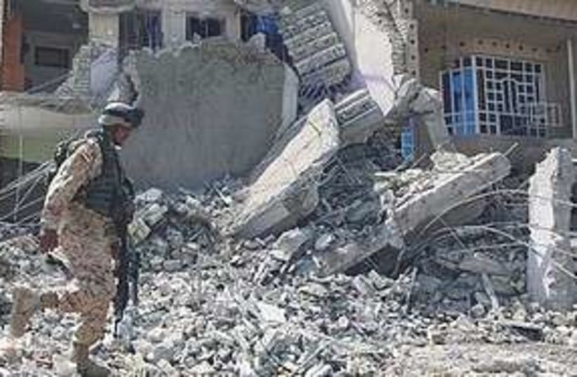 Iraq bomb rubble 311 (photo credit: Associated Press)