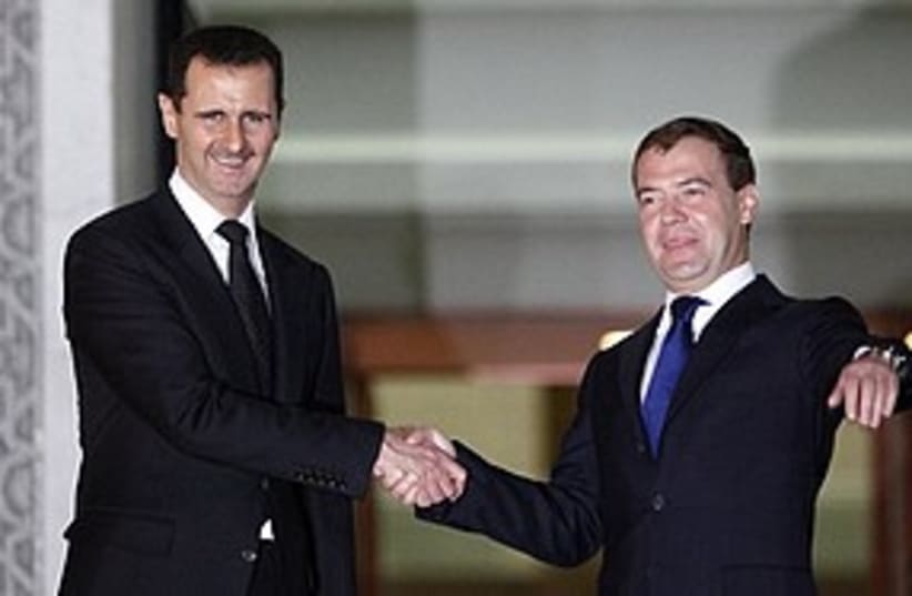 Assad Medvedev 311 (photo credit: AP)