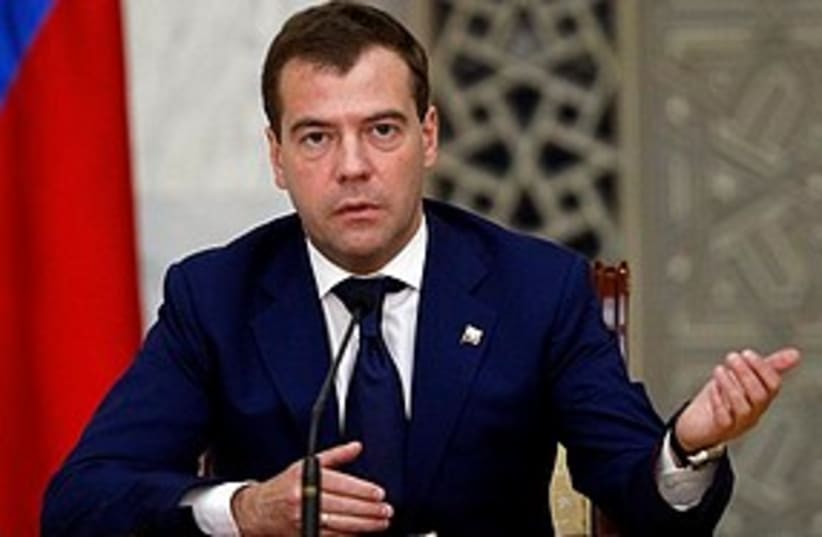 Medvedev angry 311  (photo credit: Associated Press)