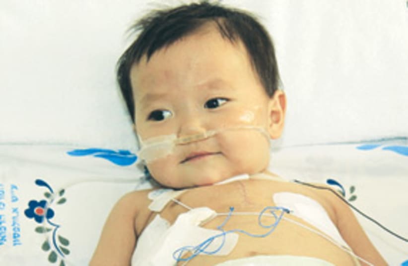 Chinese child after surgery 311 (photo credit: Save a Child's Heart)