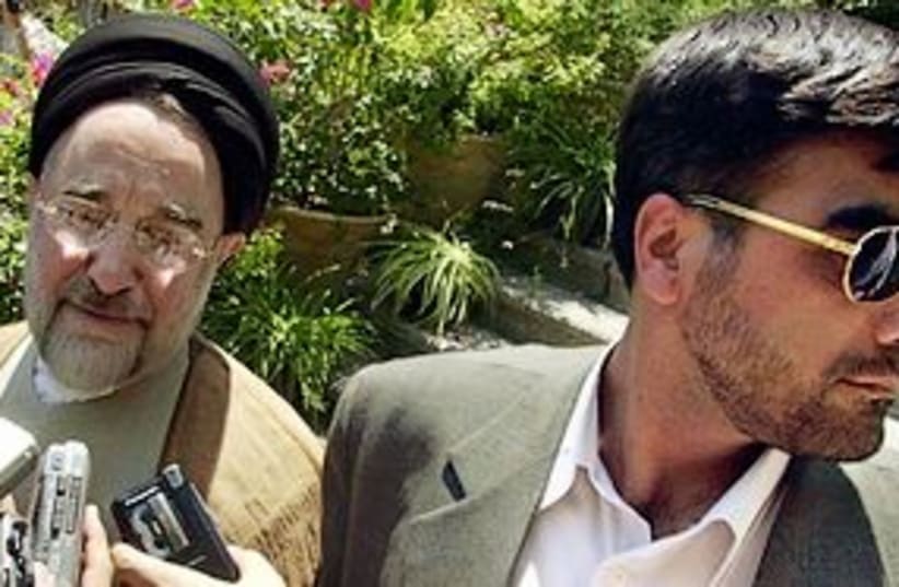 khatami speaking to media 311 (photo credit: AP)