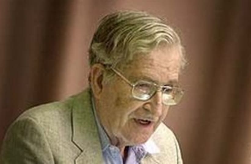 Noam Chomsky 311 (photo credit: ASSOCIATED PRESS)