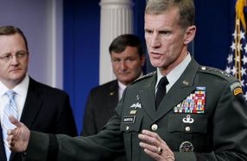 mcchrystal gibbs 311 (photo credit: AP)