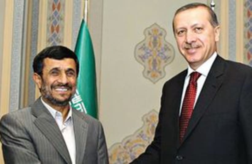 311_erdogan and ahmadinejad (photo credit: Associated Press)