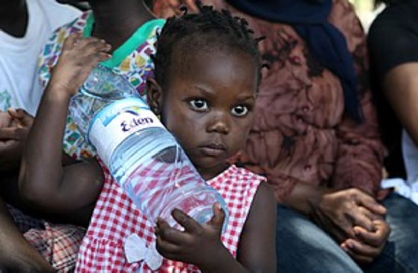 cute sudanese baby 298.  (photo credit: Ariel Jerozolimski)