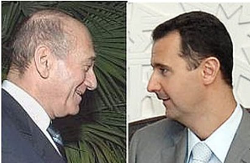 Olmert Assad 298.88 (photo credit: AP [archive])