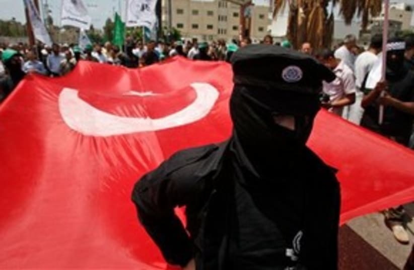 Turkey Flag 311 (photo credit: Associated Press)