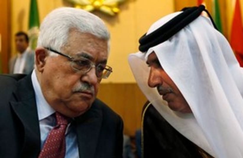 Abbas Arab League (photo credit: Associated Press)