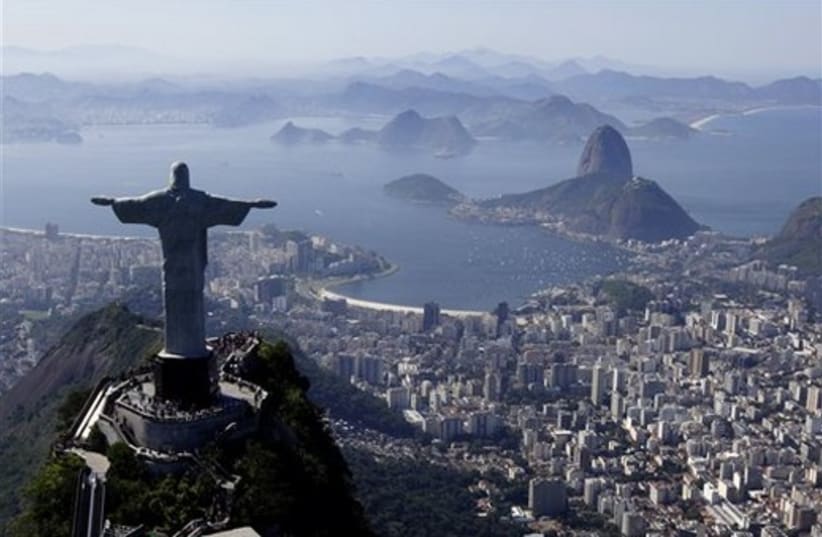 Statue of Jesus in Rio de Janiero (photo credit: AP)