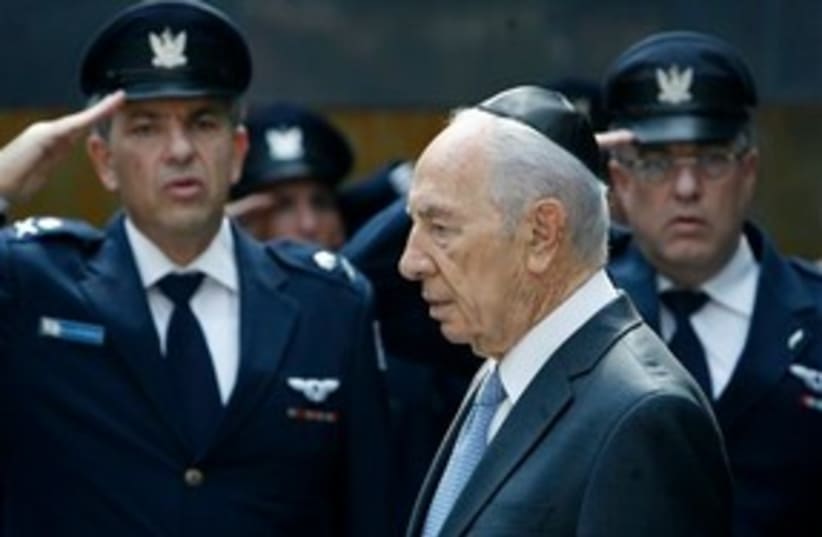 Peres 311 (photo credit: Associated Press)