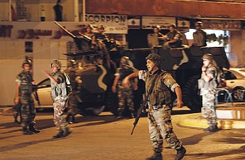 Lebanon clashes (photo credit: Associated Press)