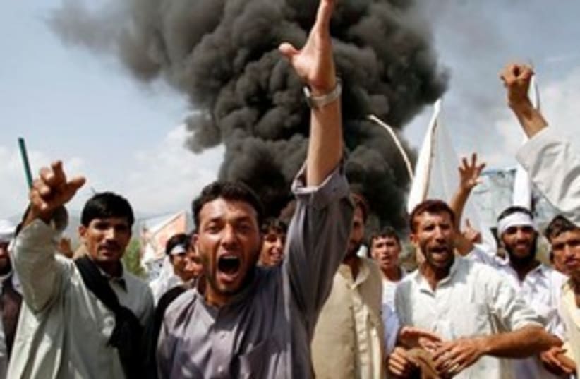 Koran Burning Protest 311 (photo credit: Associated Press)