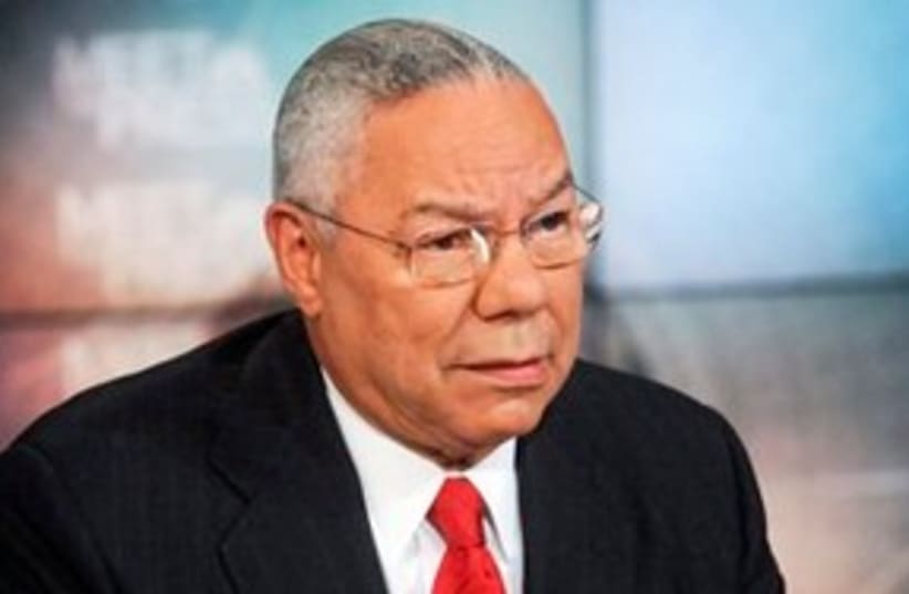Colin Powell 311 (photo credit: Associated Press)