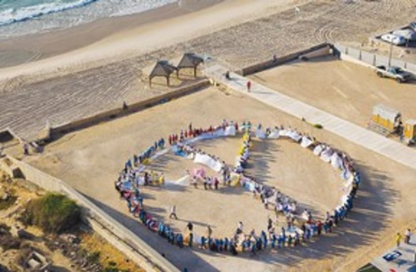 Peace Sign 311 (photo credit: Albatros Aerial Photography)