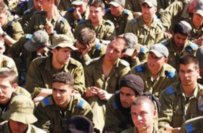 311_IDF draftees (photo credit: Ariel Jerozolimski)