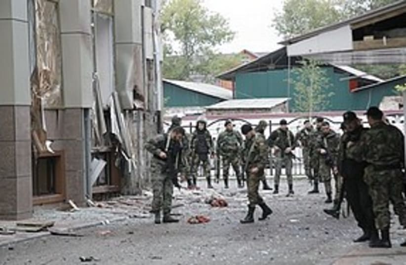 Chechnya terror attack (photo credit: ASSOCIATED PRESS)