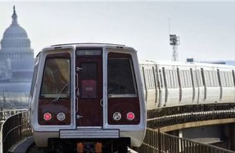 Washington DC metro 311 AP (photo credit: AP)