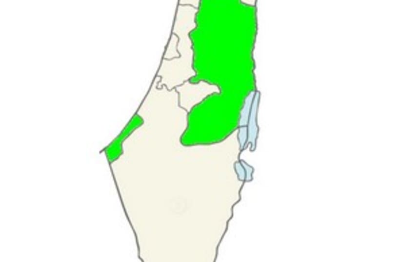 israel map PA 298.88 (photo credit: Courtesy)