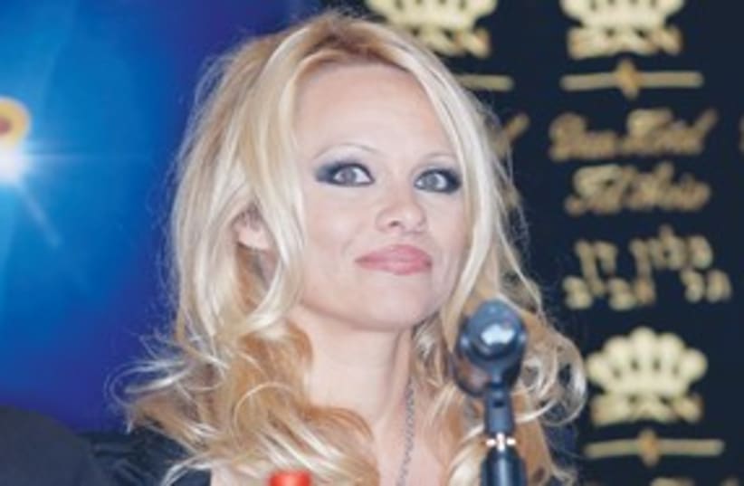 Pamela Anderson 311 (photo credit: Rami Zarnegar)