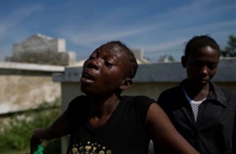 Haiti cholera child sick 311 (photo credit: AP Photo/Ramon Espinosa)