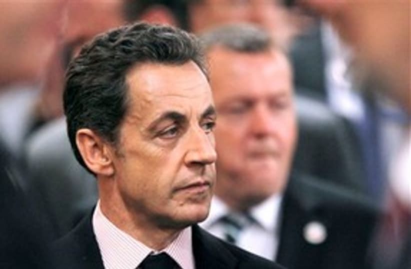 French President Nicolas Sarkozy 311 AP (photo credit: AP)