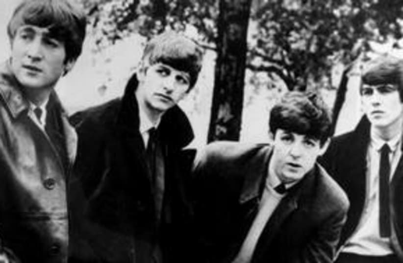 Beatles b & w 1960s 311 (photo credit: AP)