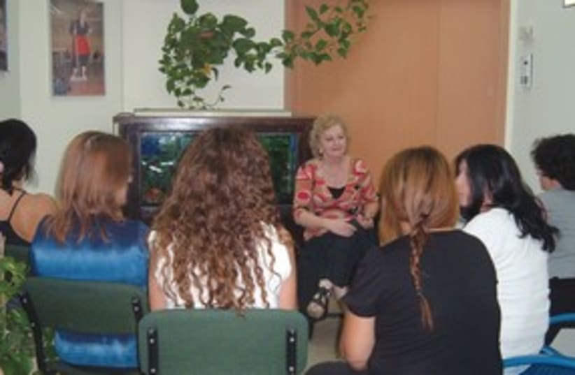 Viewing of domestic violence film 311 (photo credit: Courtesy)