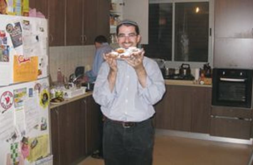 Guy with donuts (photo credit: Courtesy)