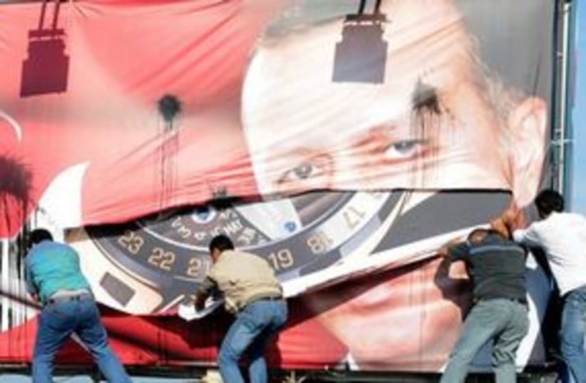 Erdogan Armenians Protest 311 (photo credit: Associated Press)