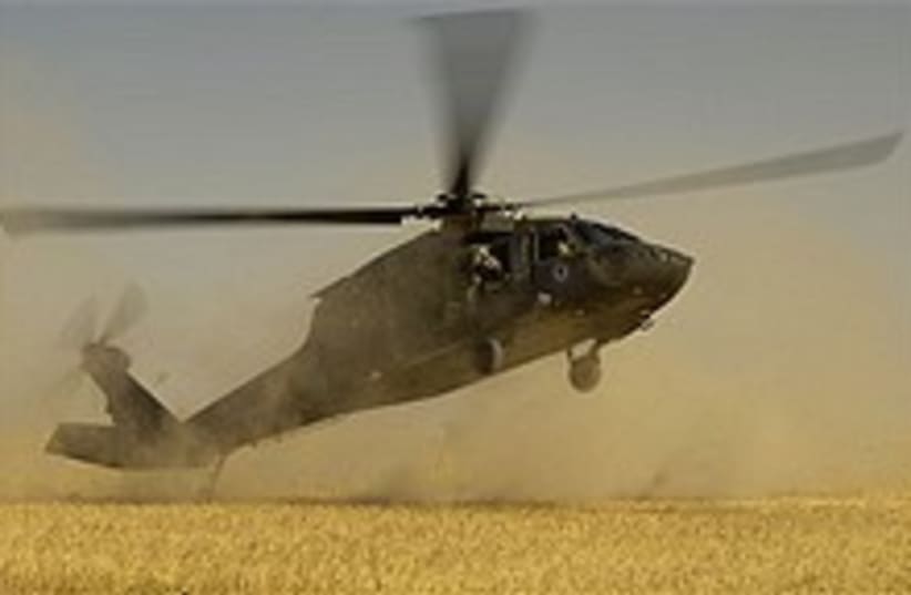 blackhawk helicopter 224 (photo credit: AP)