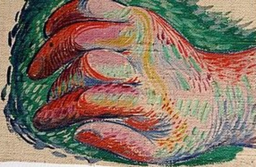 Picasso hand 311 (photo credit: AP)