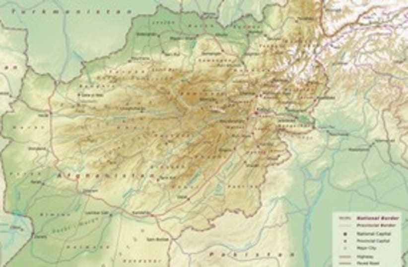 Map of Afghanistan 311 (photo credit: Courtesy)