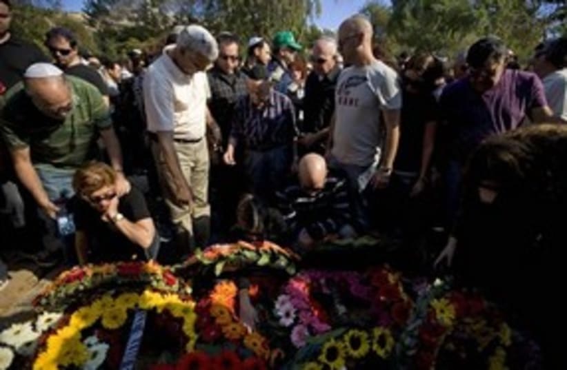 Eran Weizel funeral 311 AP (photo credit: Associated Press)