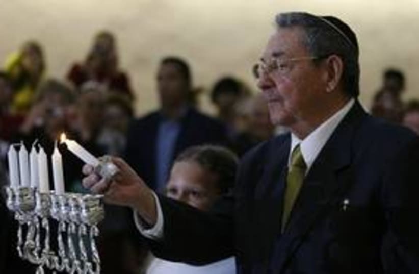 Raul Castro (photo credit: Associated Press)