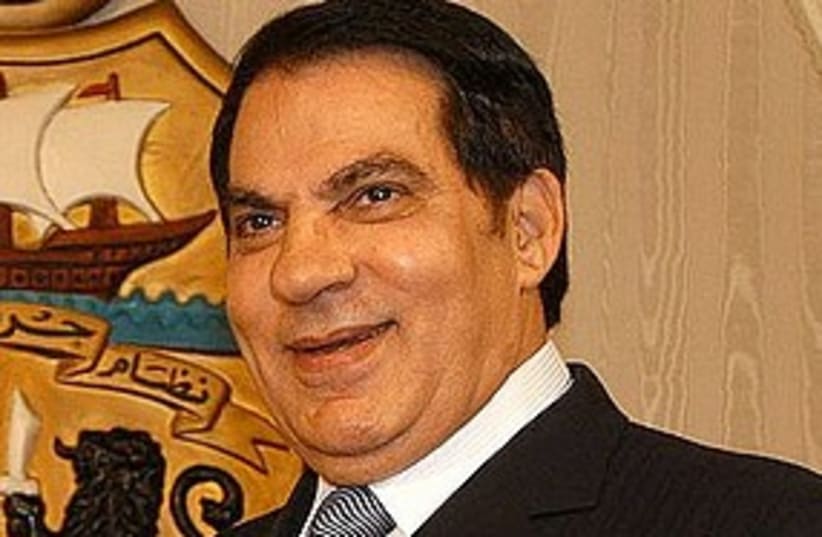 Tunisia president Ben Ali (photo credit: Courtesy [archive])