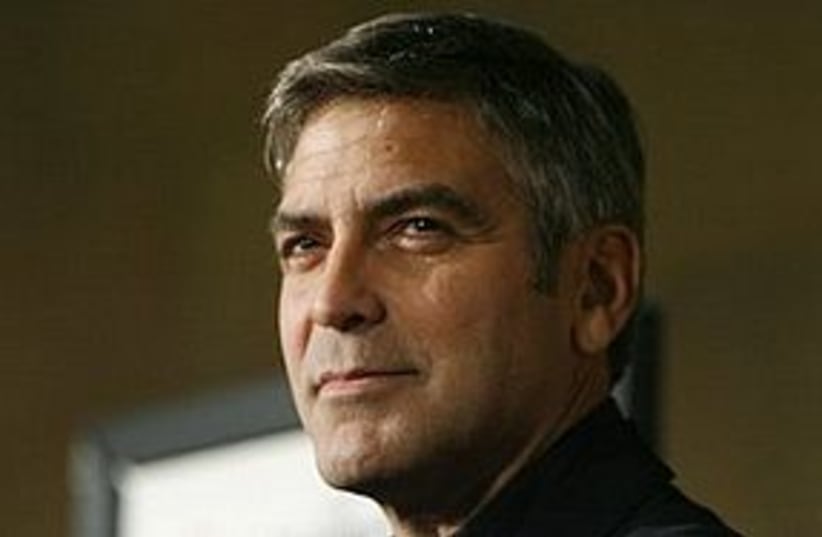 George Clooney 311 (photo credit: AP)