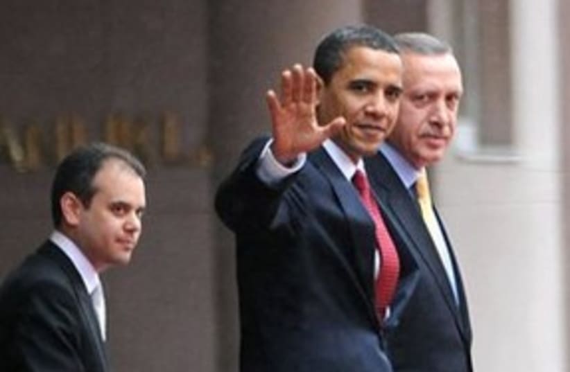 Obama and Erdogan 311 (photo credit: Associated Press)