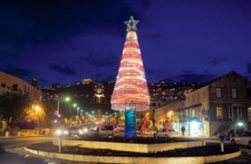 Christmas Haifa 311 (photo credit: Associated Press)