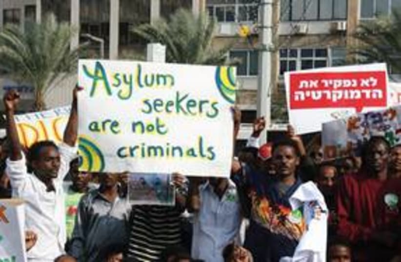 Eritrean Protestors 311 (photo credit: Ben Hartman)