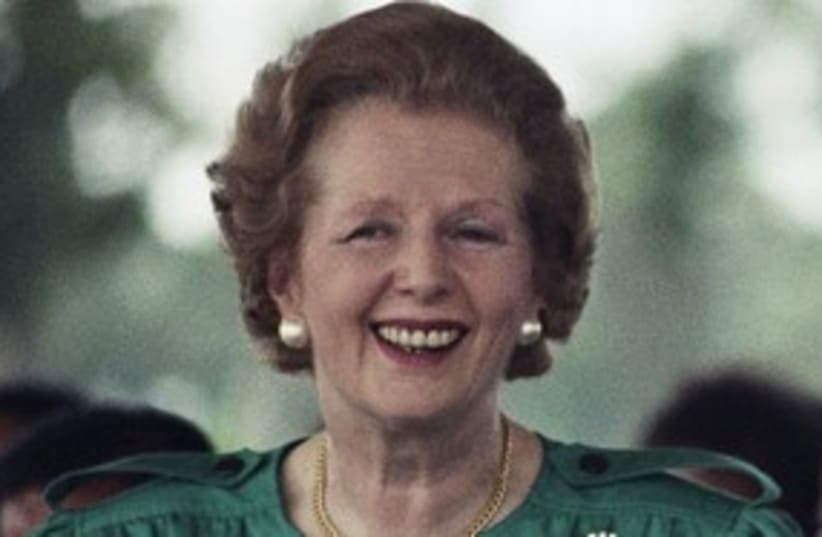Margaret Thatcher 311 (photo credit: Associated Press)
