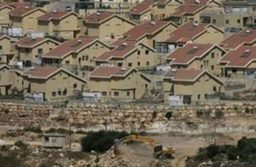 Kiryat Netafim settlement in West Bank 311 AP (photo credit: AP)